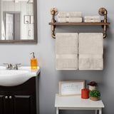 Madison Egyptian Cotton Plush Heavyweight 6 Piece Towel Set