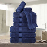 9-Piece Egyptian Cotton Plush Towel Set - Madison