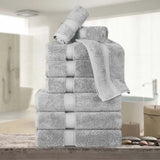 9-Piece Egyptian Cotton Plush Towel Set - Madison