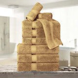 9-Piece Egyptian Cotton Plush Towel Set - Madison