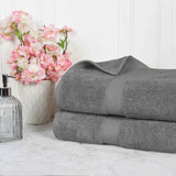 Egyptian Cotton Bath Towels - Plush Bath Sheet Set of 2