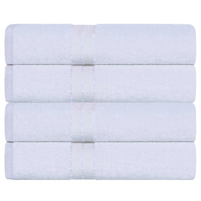 Ultra-Plush Turkish Cotton Super Absorbent Solid Bath Towel Set of 4