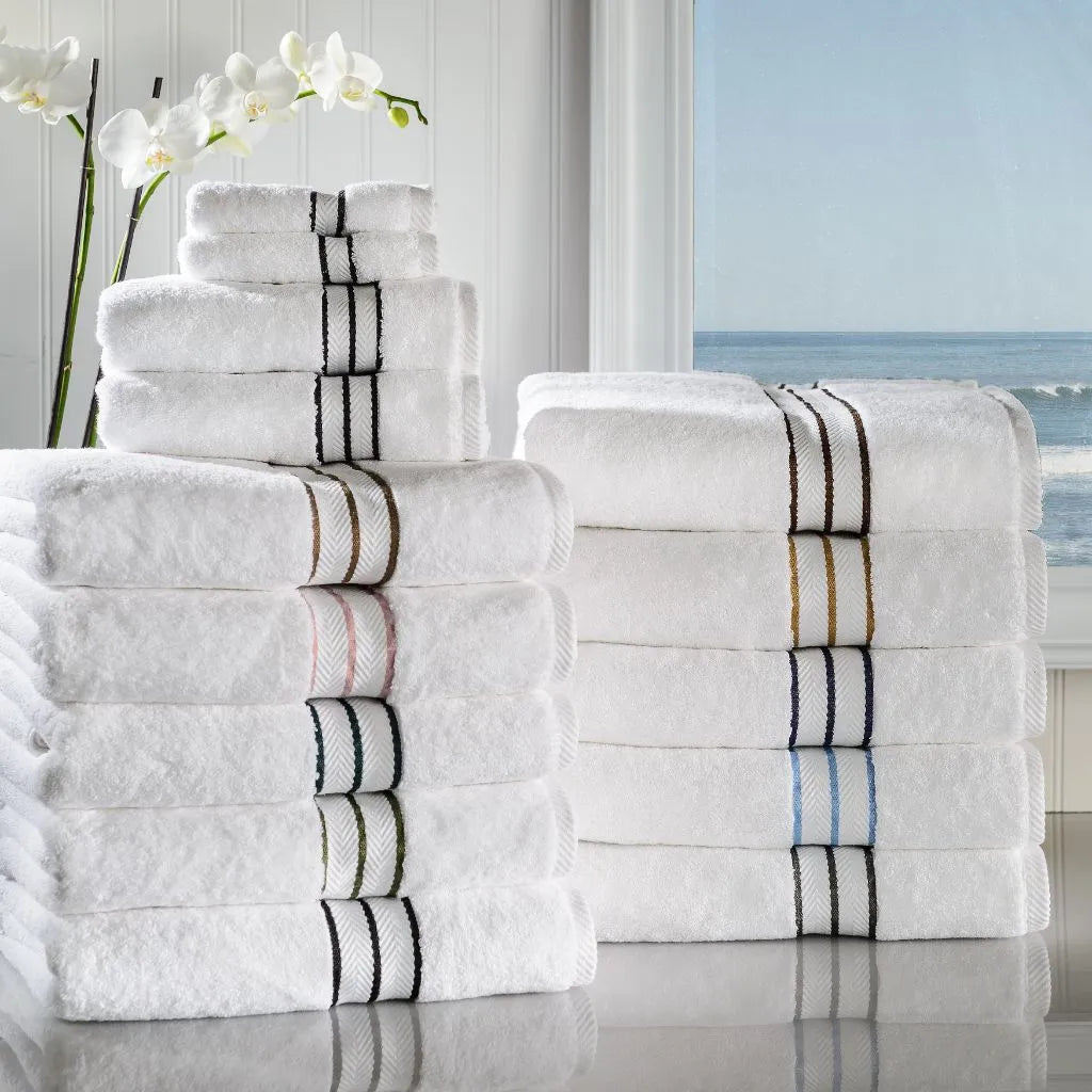 Turkish Cotton Heavyweight Plush 8 Piece Towel Set