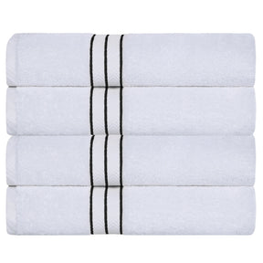 Ultra-Plush Turkish Cotton Super Absorbent Solid Bath Towel Set of 4