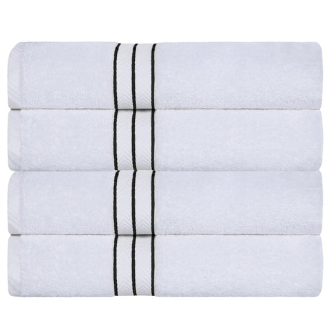 Hotel Turkish Cotton Plush Bath Towel Set 4-Piece