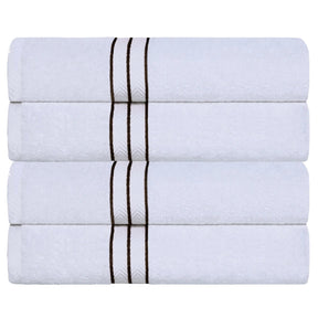 Ultra-Plush Turkish Cotton Super Absorbent Solid Bath Towel Set of 4