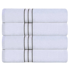 Ultra-Plush Turkish Cotton Super Absorbent Solid Bath Towel Set of 4
