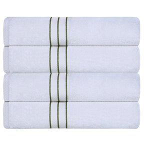 Ultra-Plush Turkish Cotton Super Absorbent Solid Bath Towel Set of 4