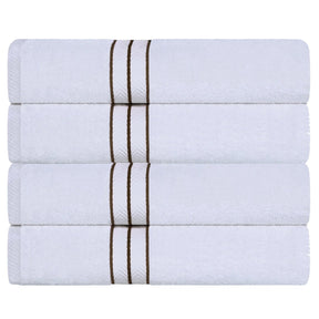 Ultra-Plush Turkish Cotton Super Absorbent Solid Bath Towel Set of 4