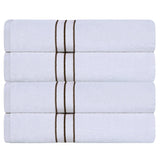 Turkish Cotton Ultra-Plush Absorbent Solid Bath Towel Set of 4