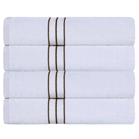 Hotel Turkish Cotton Plush Bath Towel Set 4-Piece