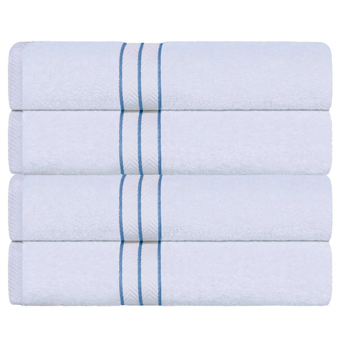 Hotel Turkish Cotton Plush Bath Towel Set 4-Piece