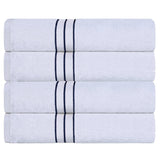 Hotel Turkish Cotton Plush Bath Towel Set 4-Piece