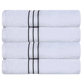 Ultra-Plush Turkish Cotton Super Absorbent Solid Bath Towel Set of 4