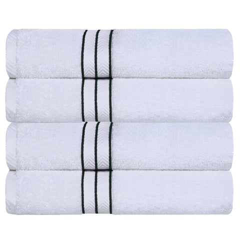 Hotel Turkish Cotton Plush Bath Towel Set 4-Piece