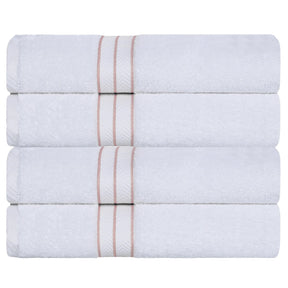 Ultra-Plush Turkish Cotton Super Absorbent Solid Bath Towel Set of 4