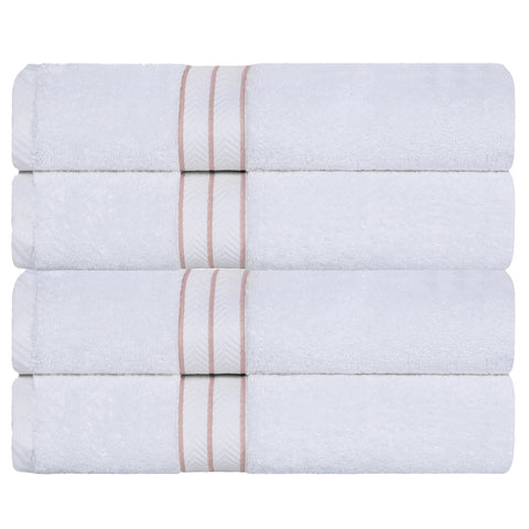 Hotel Turkish Cotton Plush Bath Towel Set 4-Piece