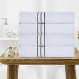 Hotel Turkish Cotton Plush Bath Towel Set 4-Piece