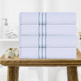 Turkish Cotton Ultra-Plush Absorbent Solid Bath Towel Set of 4