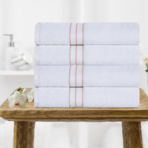 Ultra-Plush Turkish Cotton Super Absorbent Solid Bath Towel Set of 4