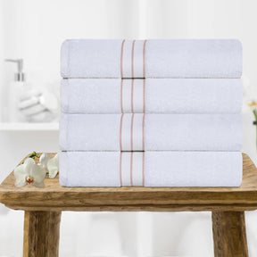 Ultra-Plush Turkish Cotton Super Absorbent Solid Bath Towel Set of 4
