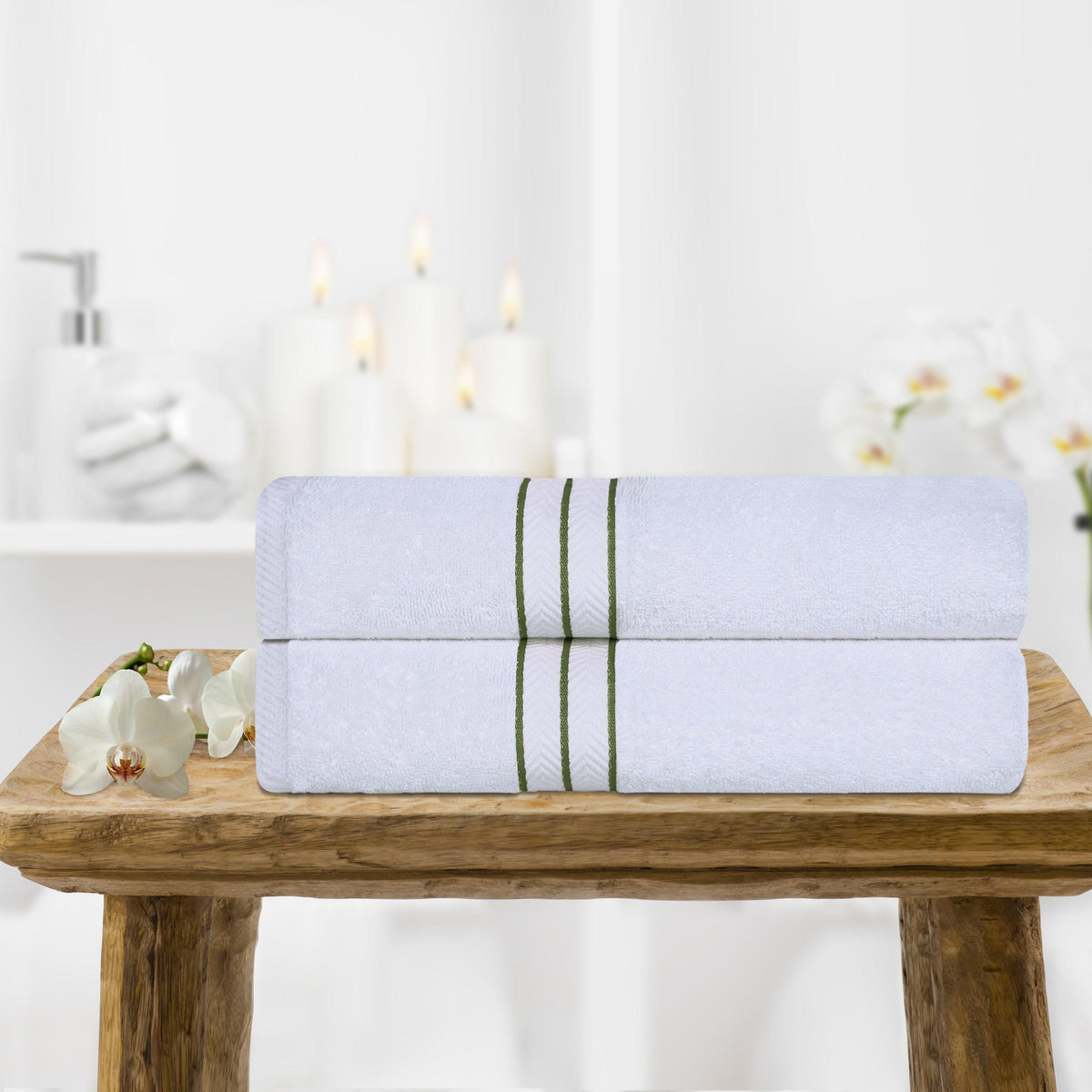 Ultra-Plush Turkish Cotton Hotel Collection Solid Towel Set Collection