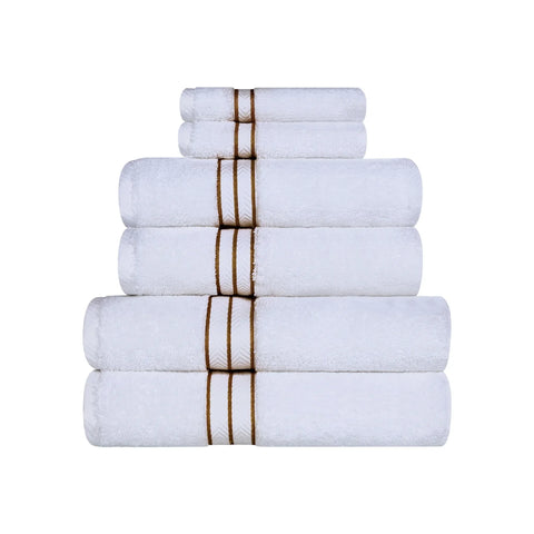 Hotel Turkish Cotton Plush Towel Set 6 Piece