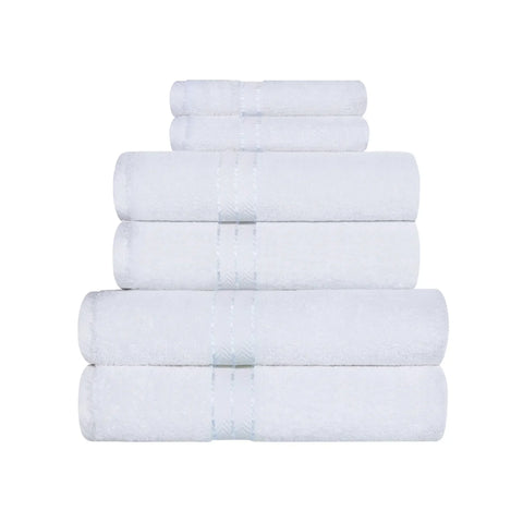 Hotel Turkish Cotton Plush Towel Set 6 Piece