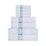 Turkish Cotton Heavyweight Plush 8 Piece Towel Set