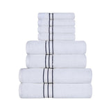 Hotel Turkish Cotton Plush Towel Set 8 Piece
