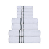 Hotel Turkish Cotton Plush Towel Set 8 Piece