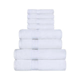 Turkish Cotton Heavyweight Plush 8 Piece Towel Set