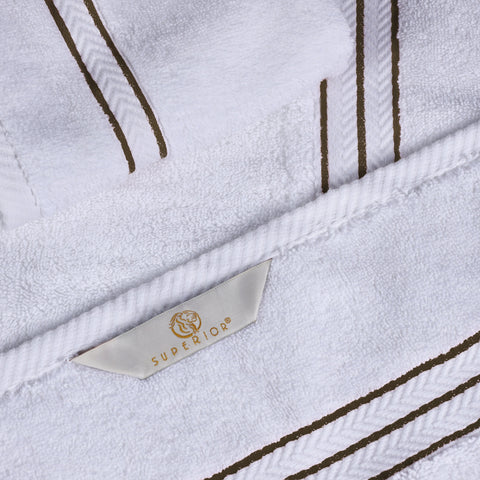 Hotel Turkish Cotton Plush Bath Towel Set 4-Piece