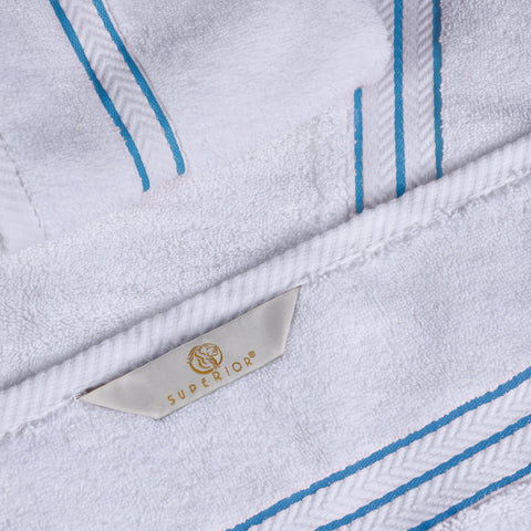Hotel Turkish Cotton Plush Bath Towel Set 4-Piece