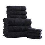 Heritage Egyptian Cotton Plush Absorbent Luxury 9 Piece Towel Set