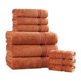 Heritage Egyptian Cotton Plush Absorbent Luxury 9 Piece Towel Set