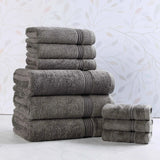 Heritage Egyptian Cotton Plush Absorbent Luxury 9 Piece Towel Set