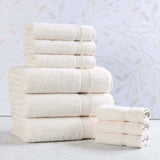 Heritage Egyptian Cotton Plush Absorbent Luxury 9 Piece Towel Set