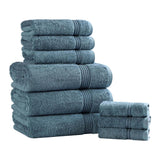 Heritage Egyptian Cotton Plush Absorbent Luxury 9 Piece Towel Set