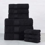 Oregon Organic Cotton Medium Weight Solid 9-Piece Towel Set