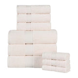Oregon Organic Cotton Medium Weight Solid 9-Piece Towel Set