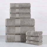 Oregon Organic Cotton Medium Weight Solid 9-Piece Towel Set