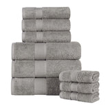 Oregon Organic Cotton Medium Weight Solid 9-Piece Towel Set