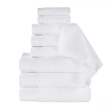 Rayon from Bamboo Eco-Friendly Fluffy Soft Solid 9 Piece Towel Set
