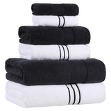 6-Piece Plush Turkish Cotton Towel Bundle