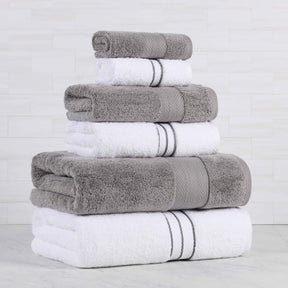 6-Piece Plush Turkish Cotton Towel Bundle