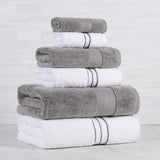 6-Piece Plush Turkish Cotton Towel Bundle