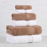 6-Piece Plush Turkish Cotton Towel Bundle