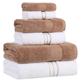 6-Piece Plush Turkish Cotton Towel Bundle
