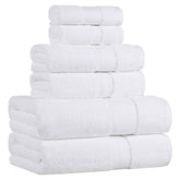 6-Piece Plush Turkish Cotton Towel Bundle